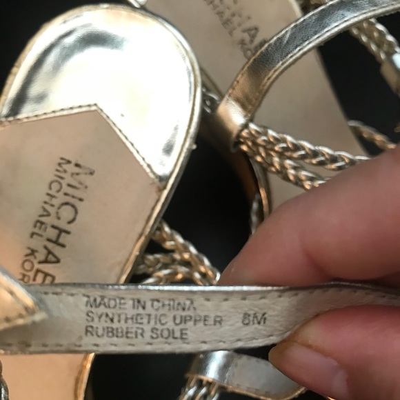 Michelle Michaels Kors wedge sandals - Picture 7 of 7